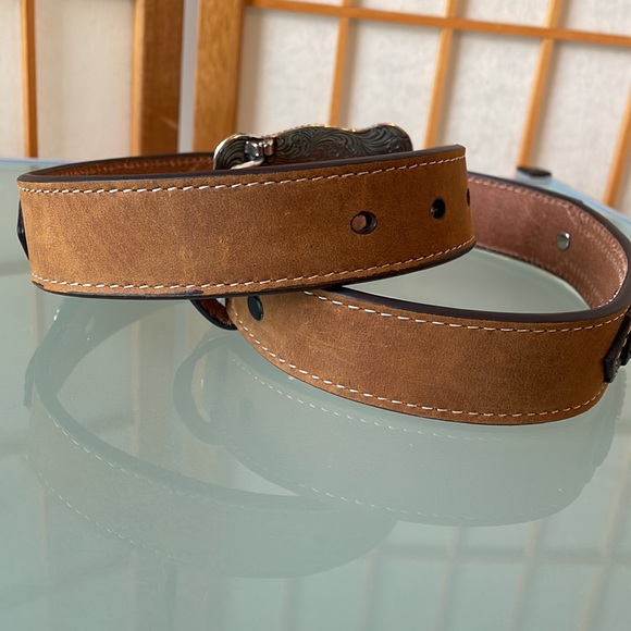 Cavender’s Leather Belt Size 28 - Picture 13 of 14